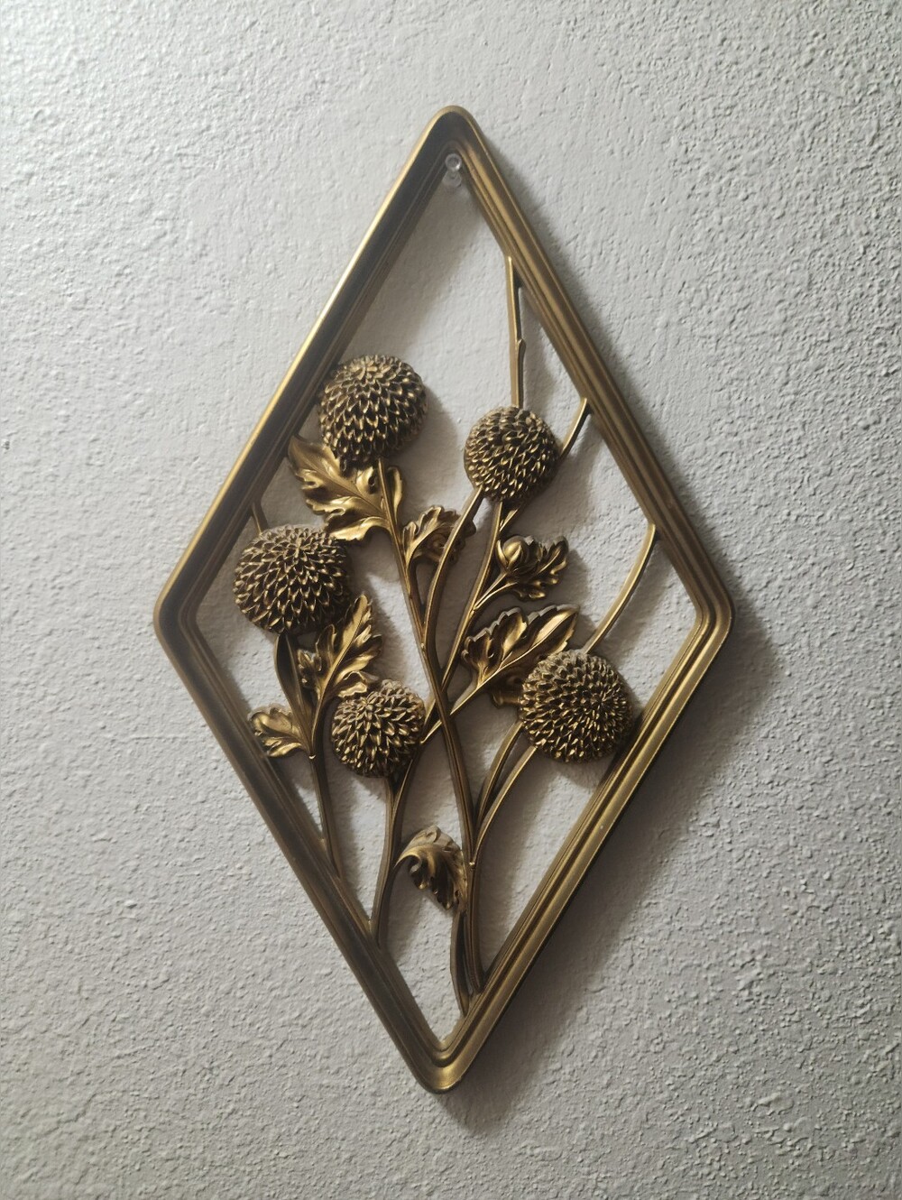 Vintage Syroco Gold Floral Wall Decor